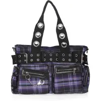Banned Sac à main Gothic de - Sweet Revenge Camdyn - pour Femme - noir/lilas - Taille Standard