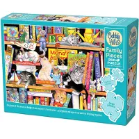 Cobble Hill Puzzle familial Cat Story Time 350 pièces