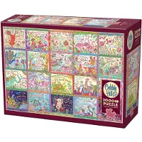 Cobble Hill Puzzle Pensées Joyeuses - 2000 pièces