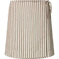 Selected Mini - Coton Mélangé Jupe Femme Blanc 34