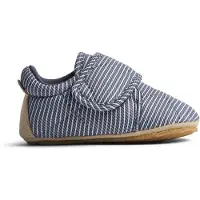 Wheat Pantoufle 'Sasha' marine / blanc