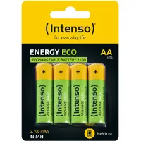 Intenso HR6 NiMH Energy Eco 2100mAh 4er Blister - Mignon (AA) - 2.100 mAh Batterie rechargeable Hybrides nickel-métal (NiMH)