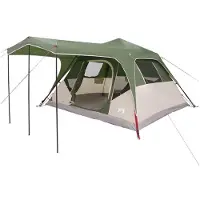 vidaXL Tente familiale verte 305 x 275 x 190 cm en polyester et acier