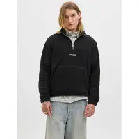 Jack & Jones Soho Half Zip Sweatshirt Noir S Homme