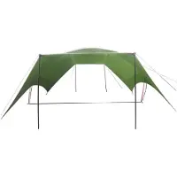 vidaXL Bâche de camping imperméable verte 690 x 580 x 255 cm