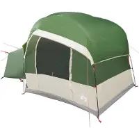 vidaXL Tente pour hayon de voiture avec protection pluie, imperméable, pour 4 personnes, couleur verte