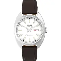 Timex Montre à affichage analogique 'Marlin Draper' chocolat / blanc