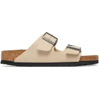 Birkenstock pour femme. 1031501 Sandales Arizona (Ajustement Étroit) beige sable (37), Plat, Aucun, Casuel