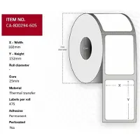 Capture CA-800294-605 étiquette à imprimer Blanc