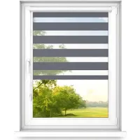 Time4blinds – Store Occultant sans Percage – Store Enrouleur – Adhésive, Cassette Aluminium – Acier, 1000x1900, Gauche