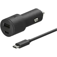 Motorola Turbopower Duo 45w Car Charger Argenté
