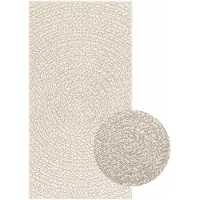vidaXL Tapis ZIZUR Crème 60x110 cm Aspect jute Intérieur et extérieur