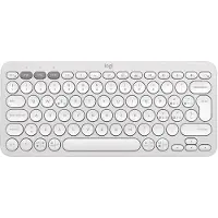 Logitech Pebble Keys 2 K380s clavier RF sans fil + Bluetooth QWERTY Italien Blanc
