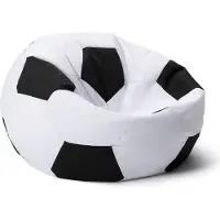 Lumaland Pouf de football Luxury - Coussin de siège de football de haute qualité de la gamme Comfortline - grand