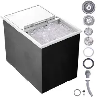 Vevor Bac à Glace Encastrable 109,48 L 683x455x536 mm