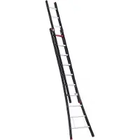 Altrex Nevada NZO 2052 Échelle Coulissante Courbée - Aluminium - 2 X 10 Marches - Hauteur De Travail Max. 6,05 M