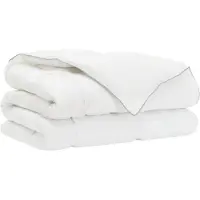 vidaXL Ensemble couette et oreillers , blanc, 140 x 200 cm, fibre de bambou