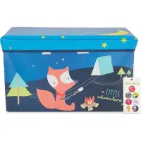 Bieco 2 In 1 Storage Box & Bench Scout Camp Bleu Enfants