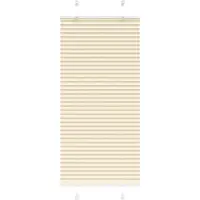 vidaXL Store plissé crème 55x100 cm largeur du tissu 54,4 cm polyester
