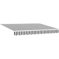 vidaXL Store électrique rétractable, anthracite et blanc, 3,5 x 2,5 m