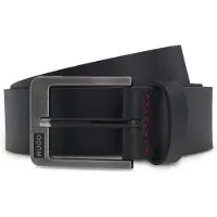 HUGO Grover Sz35 10274143 01 Belt Noir 120 cm Homme