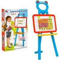 vidaXL Chevalet 2 en 1 pour enfants avec tableau noir et tableau blanc