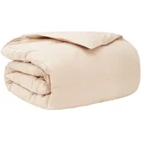 vidaXL Couette toutes saisons beige 135 x 220 cm 100 % kapok naturel
