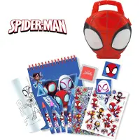 Spiderman Set d'écriture avec étui à crayons 3D -