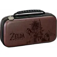 Nacon Pochette de transport Deluxe BigBen Zelda Breath of the Wild Marron pour Nintendo Switch Lite