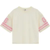 We fashion T-Shirt jaune pastel / rose clair