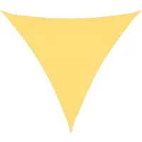 vidaXL Parasol en PEHD triangulaire 3,6x3,6x3,6 m Beige