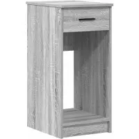 vidaXL Armoire informatique avec tiroir gris Sonoma 35x45x77 cm