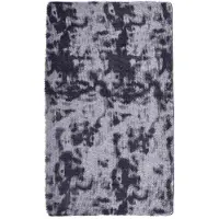 vidaXL Tapis Shaggy à poils longs NAVARRA gris foncé 60x100 cm