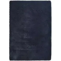 vidaXL Tapis shaggy à poils longs NAVARRA bleu marine 240x340 cm