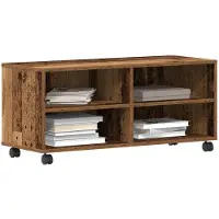 vidaXL : Meubles TV de 90 x 35 x 40,5 cm, couleur marron, en bois composite