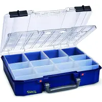 Raaco CarryLite 80 4x8-12/DLU Bleu Polycarbonate (PC), Polypropylène (PP)