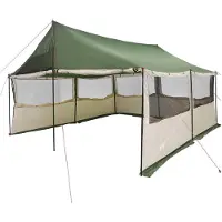 vidaXL Tente familiale verte 450 x 400 x 265 cm en polyester et acier