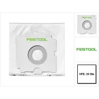 Festool SELFCLEAN SC FIS-CT 36/25 Set de sacs filtres pour Aspirateur mobile CT 36 - 25 pcs. (496186)