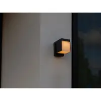 Lutec Applique d'extérieur hybride solaire ou intégrée au réseau LED 9,5W PRIMA