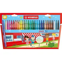 Stabilo Marqueurs Magiques - Power - 30 pces - Multicolore - - UneTaille - Marqueur