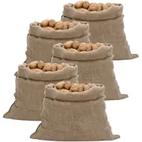 vidaXL Sacs en jute 5 pcs. 100x110 cm 100% jute 220 g/m