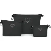 Osprey Ultralight Zipper Sack Set Wash Bag Noir