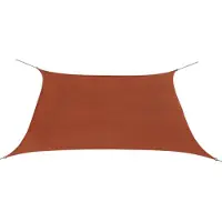 vidaXL Voile de parasol tissu oxford carré 2x2 m terre cuite