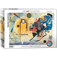 Eurographics Puzzle Jaune Rouge Bleu par Kandinsky 1000 pi ces