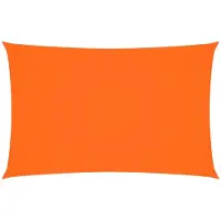 vidaXL Voile de parasol tissu oxford rectangulaire 4x7 m orange