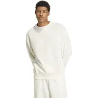 Adidas Soft Lux Sweatshirt Homme - Sweats, Blanc - Taille S - Poly Mesh