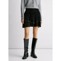 Pepe Jeans pour femme. PL9011891 Jupe Mai noir (XL), Casuel, Polyester