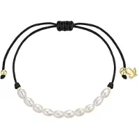 Glanzstücke Bracelet jaune d'or / blanc perle