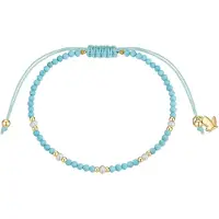 Glanzstücke Bracelet bleu clair / jaune d'or