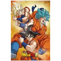 SD Toys Affiche 3D Dragon Ball Super : Champa et Goku, 38 x 58 cm